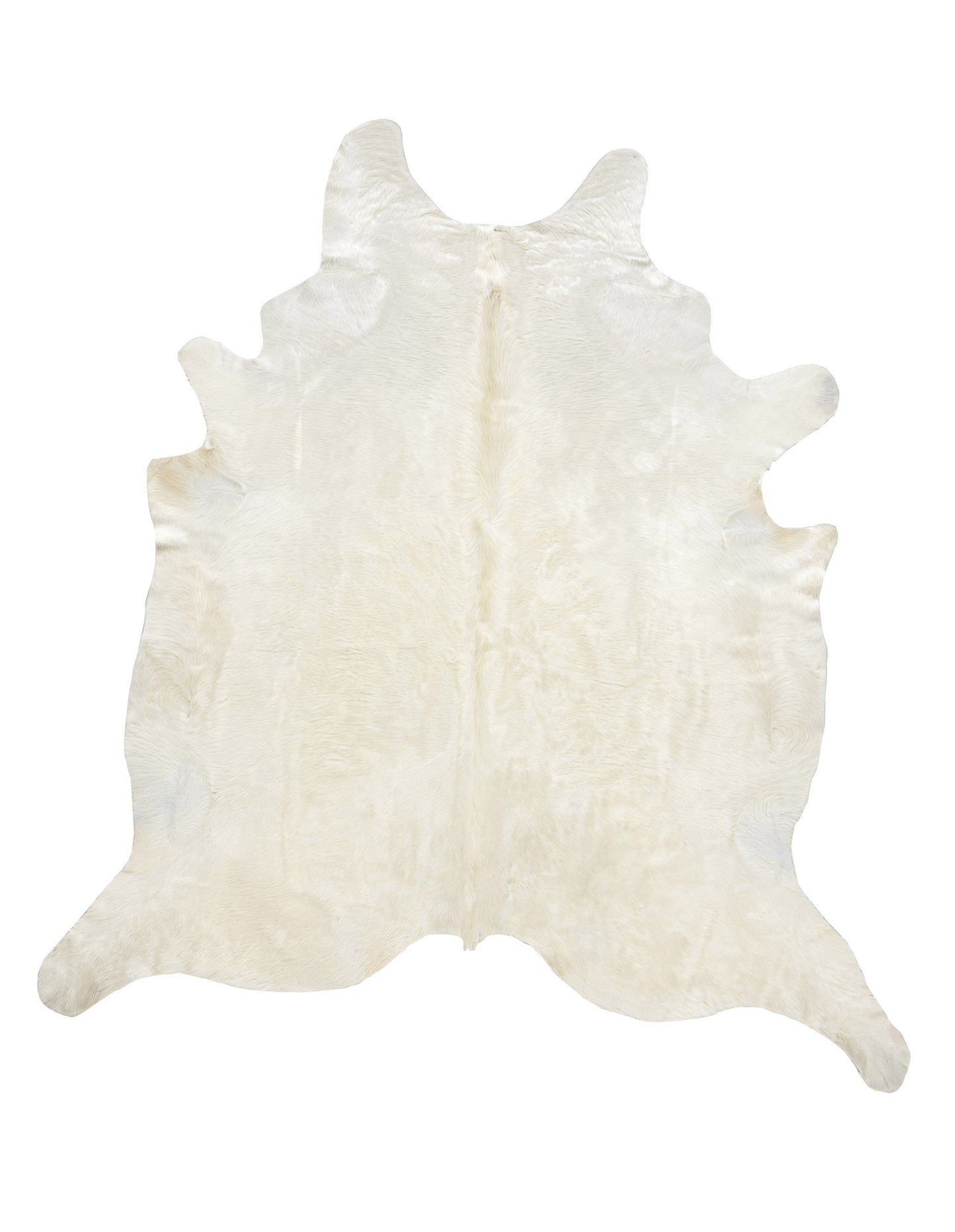 XLarge Natural Off White cowhide rug