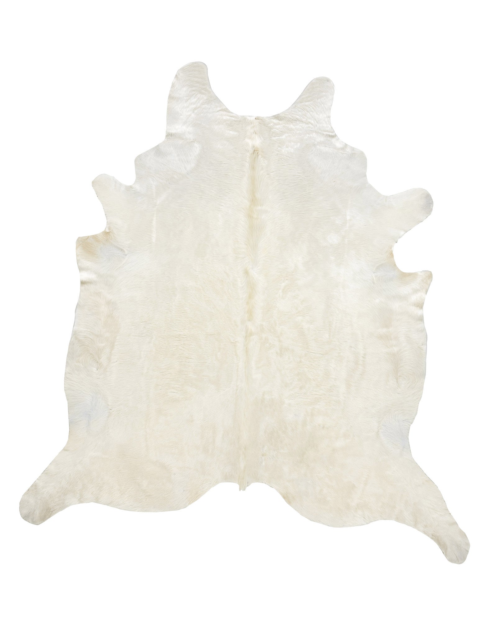XLarge Natural Off White cowhide rug