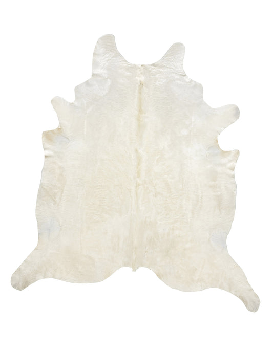 XLarge Natural Off White cowhide rug