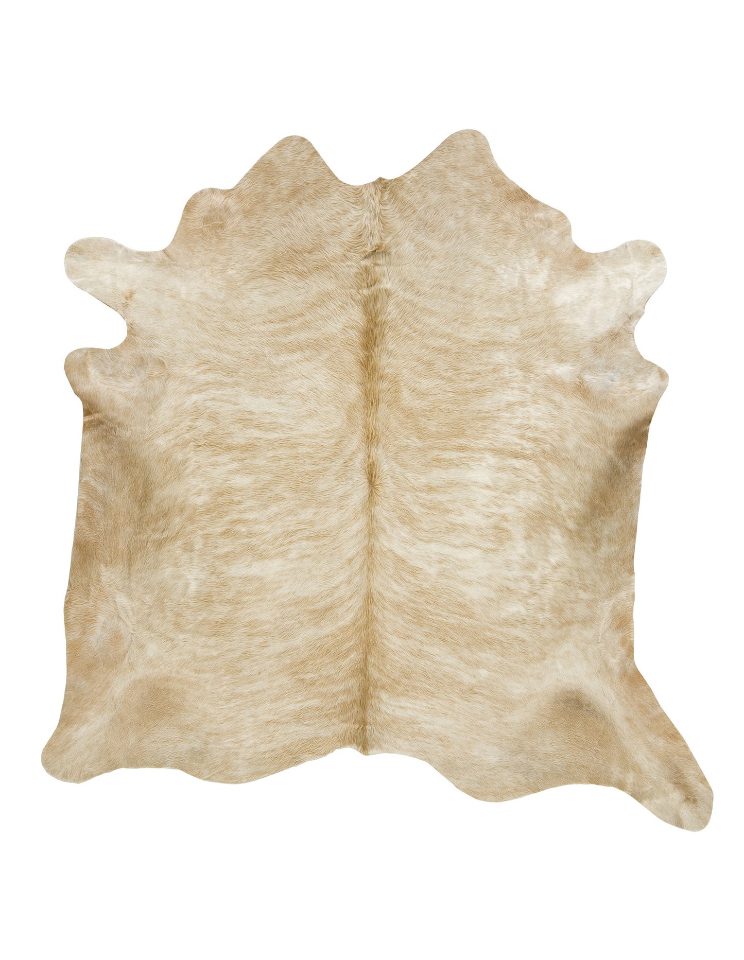 Large Light Brown Brindle Cowhide Rug