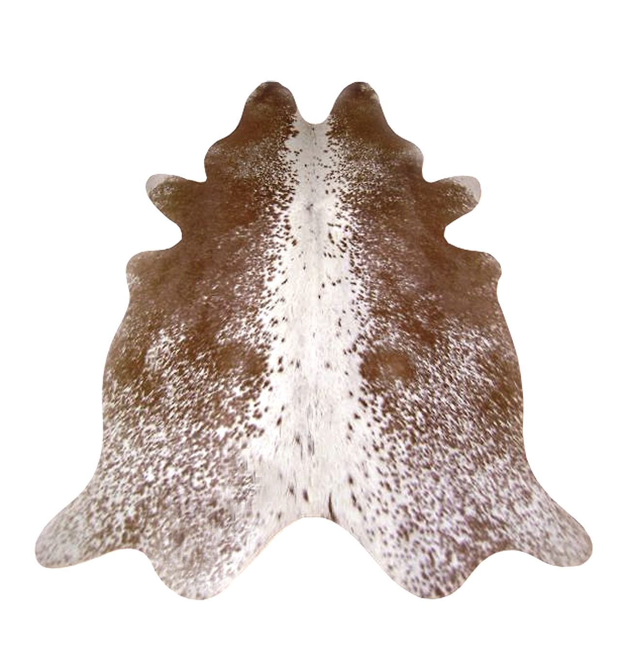 XLarge longhorn brown cowhide rug