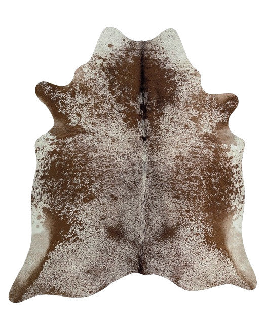 XLarge Salt & Pepper Brown Cowhide Rug Alt