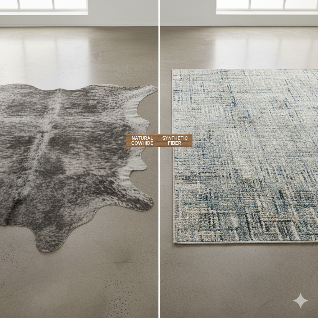 Cowhide vs. Other Rugs: Why Cowhide Is the Durable, Low-Maintenance Choice