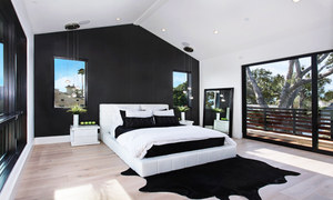 Black Cowhide Rug Bedroom Homepage