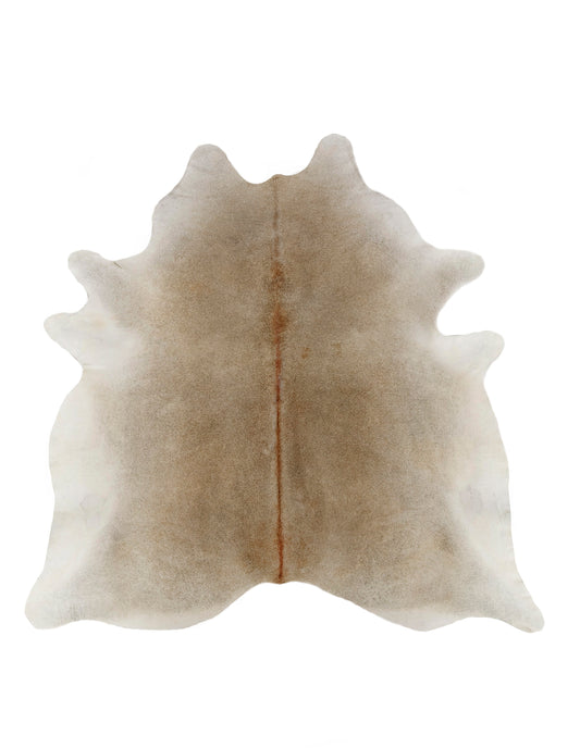 Gray brown cowhide rug large