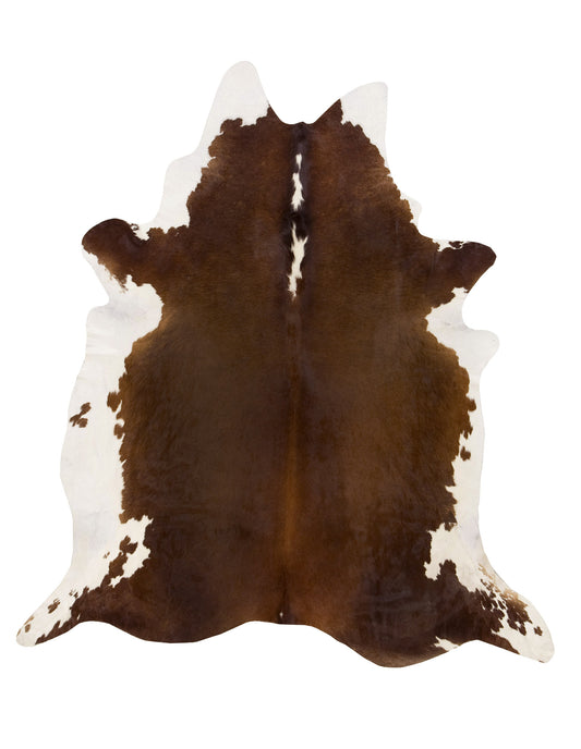 XL Hereford Red Cowhide Rug 