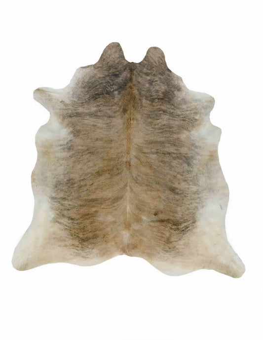 Light Tan Brindle Cowhide Rug large