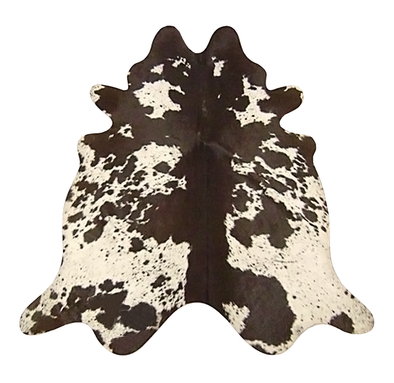 XLarge Longhorn Chocolate cowhide rug