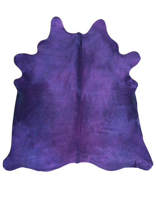 Purple Cowhide Rug