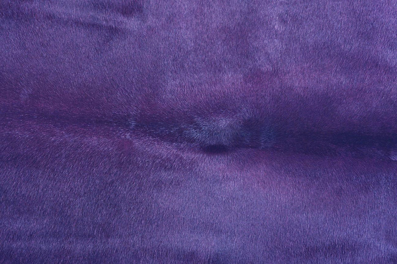 Purple Cowhide Rug